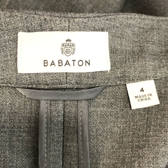 Babaton Aritizia Power Hip Gray open closure blazer - Picture 5 of 13